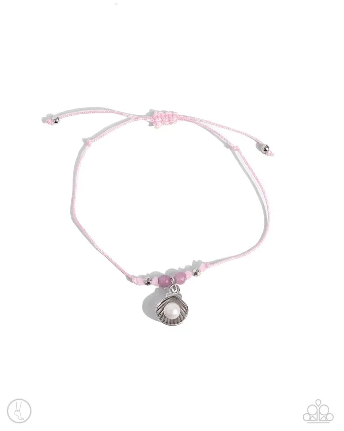 Bracelets Paparazzi Bracelet Oyster Overture Pink Paparazzi Jewelry