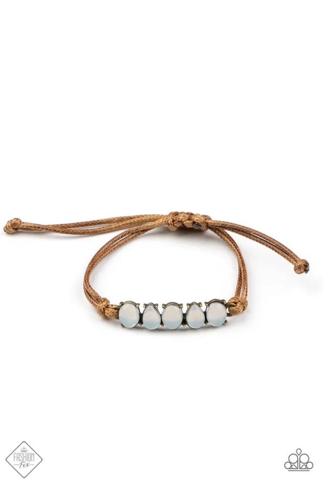 Bracelets Paparazzi Jewelry Paparazzi Bracelet Fashion Fix May 2021 Opal Paradise Brass