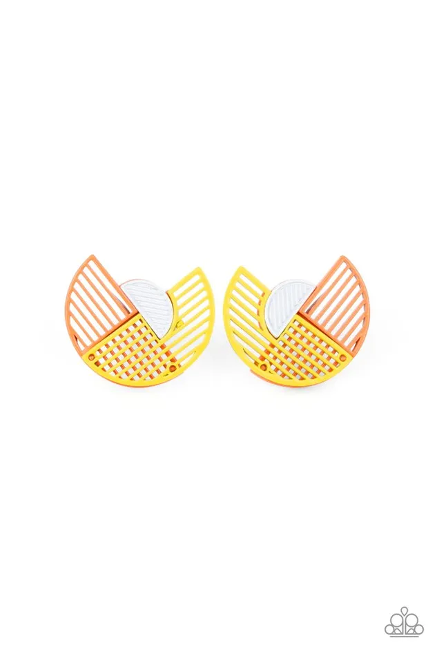 Earrings Paparazzi Jewelry Paparazzi Earring Its Just an Expression Yellow Earrings Paparazzi Jewelry Paparazzi Earring Its Just an Expression Yellow