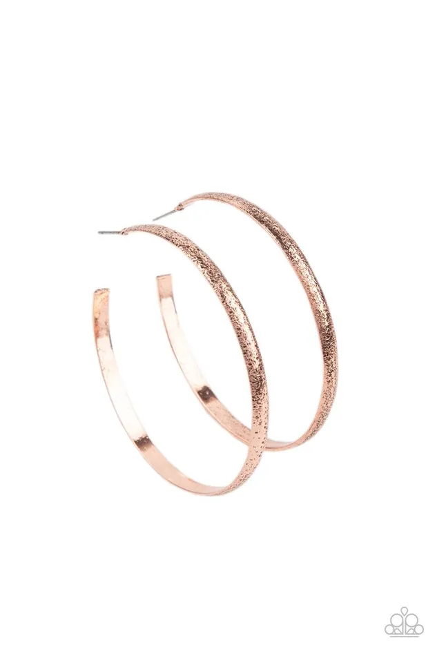 Earrings Paparazzi Jewelry Paparazzi Earring Rustic Radius Copper