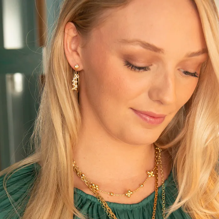 Earrings Paul Morelli Paul Morelli Double Unity Confetti Hoop Earrings
