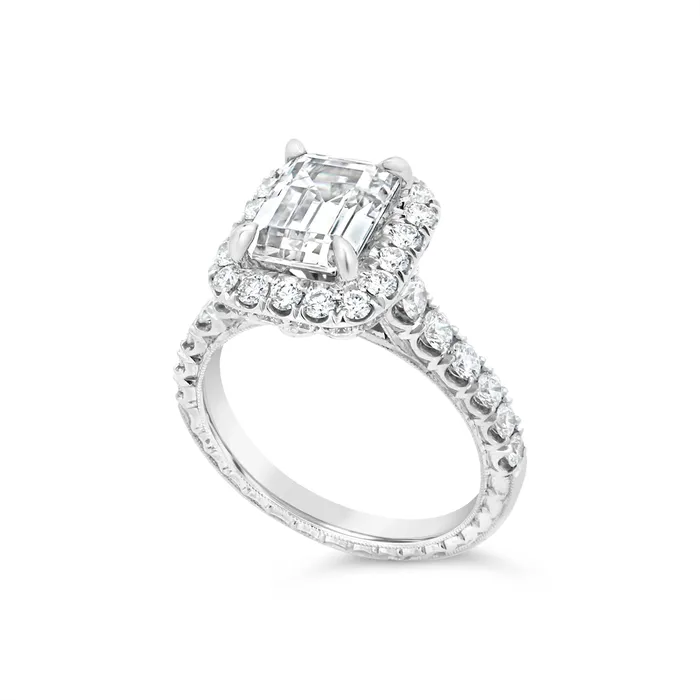 Jack Kelege Rings Jack Kelege Platinum Semi Mount Diamond Ring