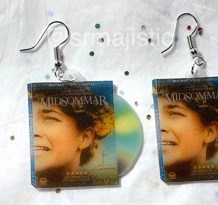Midsommar 2019 DVD 2D detailed Handmade Earrings Sam Makes Things Earrings