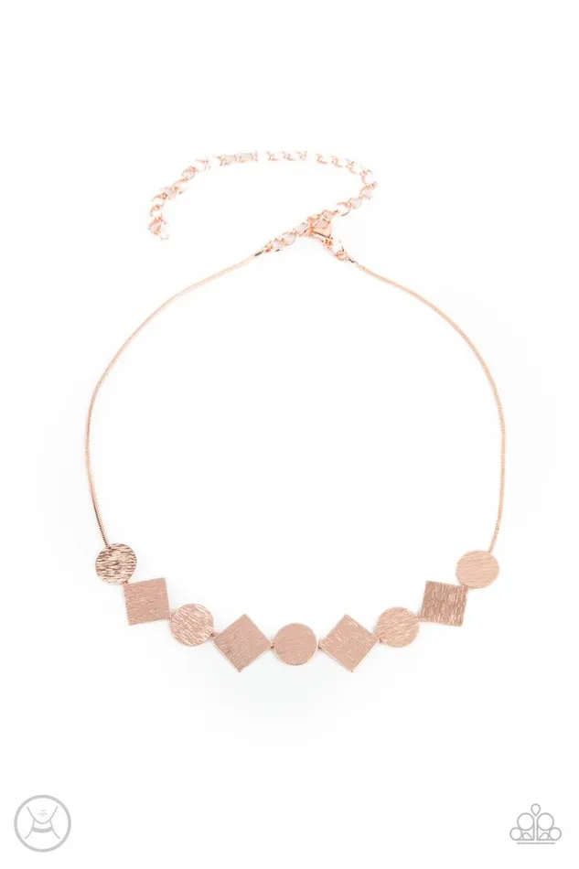 Necklaces Paparazzi Necklace Dont Get Bent Out Of Shape Copper Paparazzi Jewelry