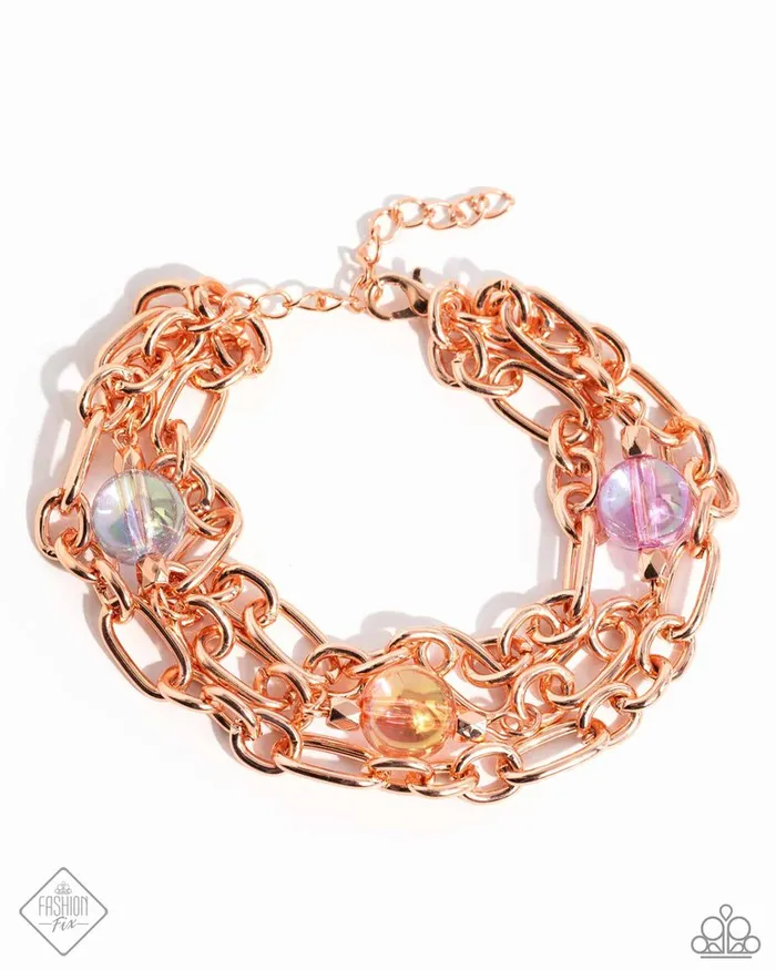 Paparazzi Bracelet Dawn of a New Day Copper Paparazzi Jewelry Bracelets