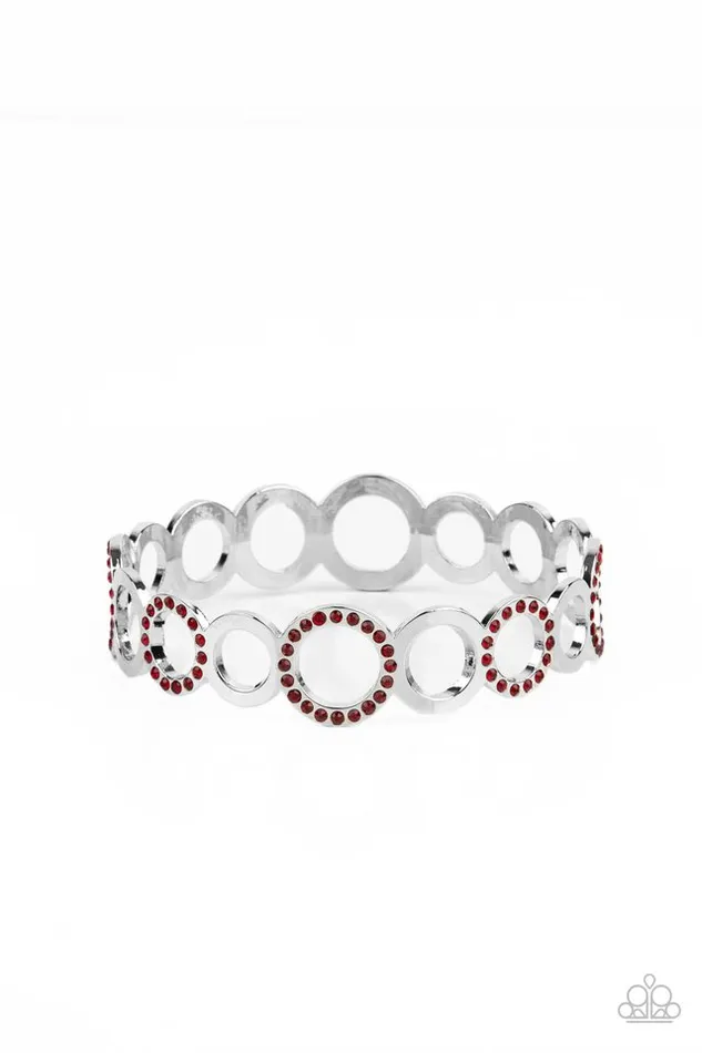Paparazzi Bracelet Future Past and POLISHED Red Paparazzi Jewelry Bracelets