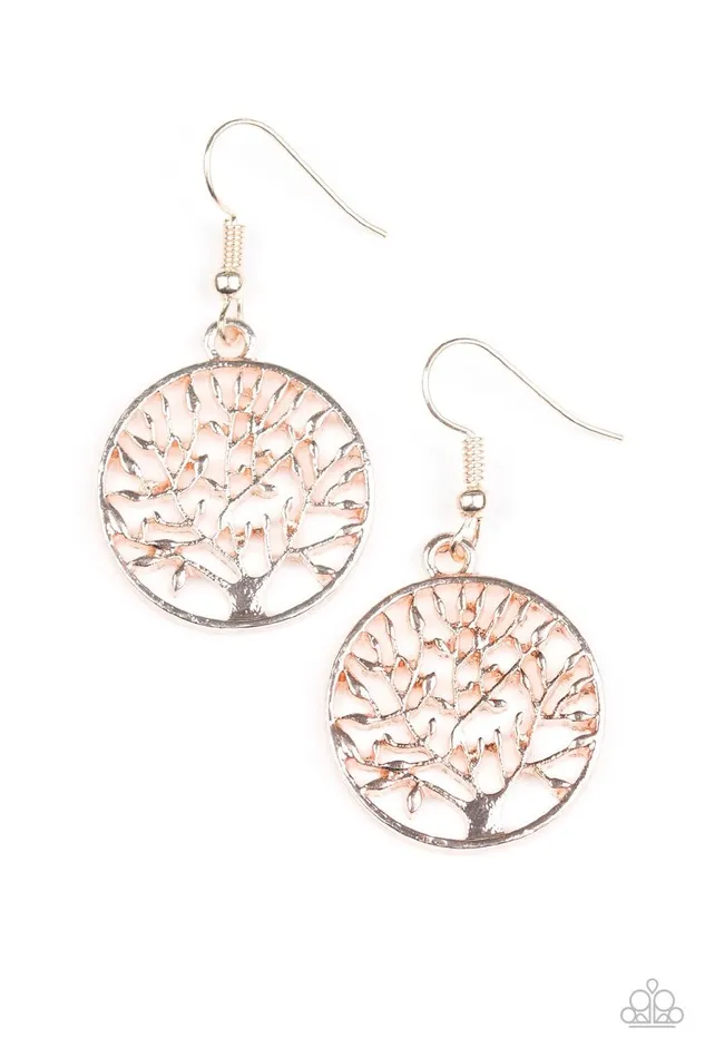 Paparazzi Earring TREE Ring Circus Rose Gold Paparazzi Jewelry Rings Paparazzi Earring TREE Ring Circus Rose Gold Paparazzi Jewelry Rings
