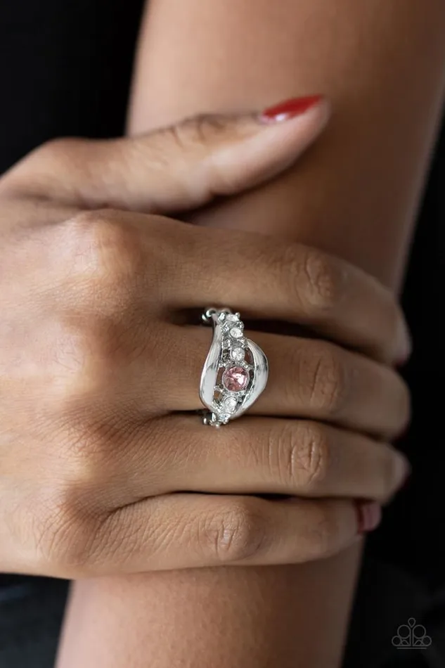 Paparazzi Jewelry Paparazzi Ring Graceful Gallantry Pink Rings