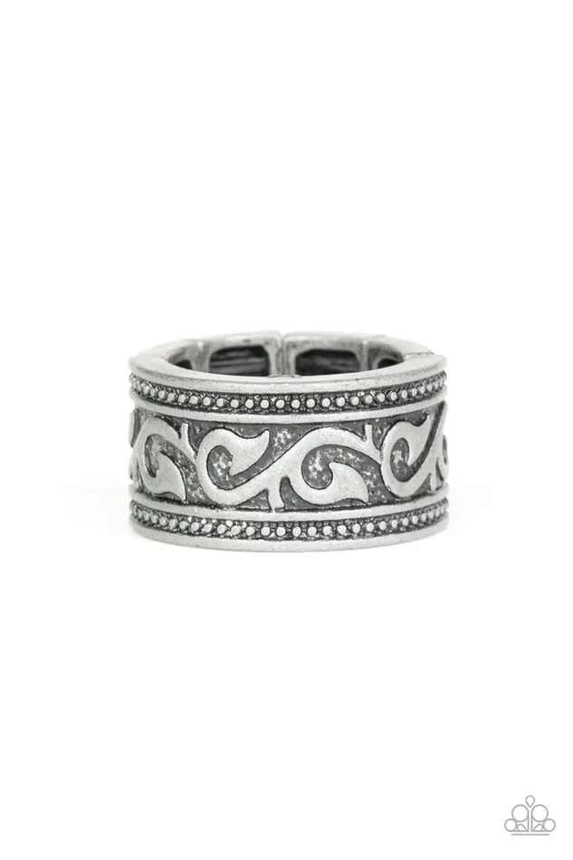 Rings Paparazzi Jewelry Paparazzi Ring Vine of Valor Silver Rings Paparazzi Jewelry Paparazzi Ring Vine of Valor Silver