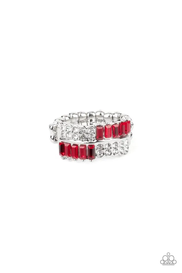 Rings Paparazzi Ring Put Them in Check Red Paparazzi Jewelry Rings Paparazzi Ring Put Them in Check Red Paparazzi Jewelry
