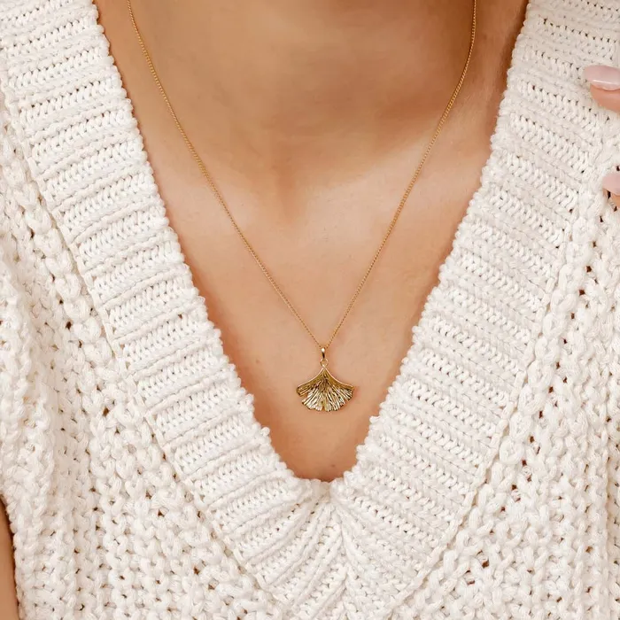 Longevity Pendant for Fulloflife Energetic in Gold Hey Happiness Necklaces