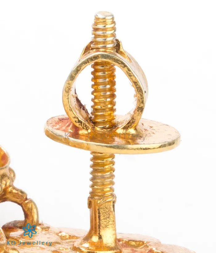 The Uthika Silver Kempu Necklace RedPearl Silversmith Necklaces