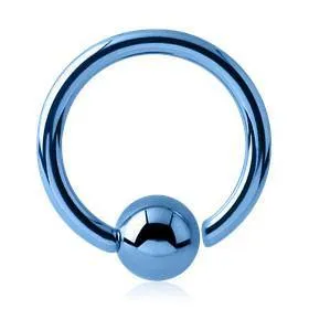 14g PVD Coated Fixed Bead Ring Tulsa Body Jewelry Rings