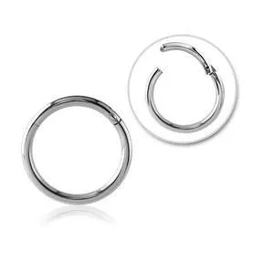18g Titanium Hinged Segment Ring Tulsa Body Jewelry Rings
