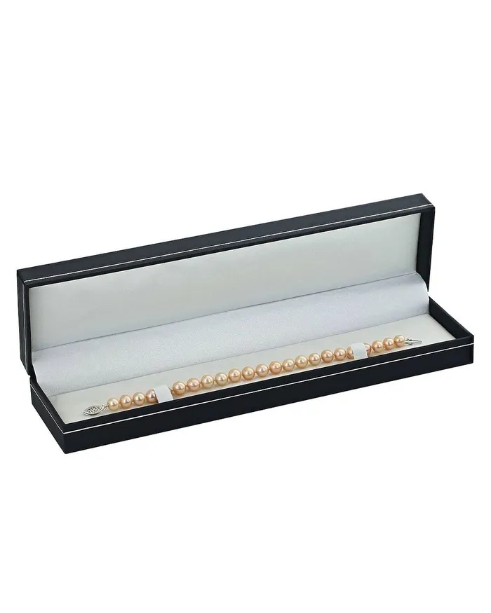 95105mm Peach Freshwater Pearl Bracelet AAAA Quality SPT Bracelets