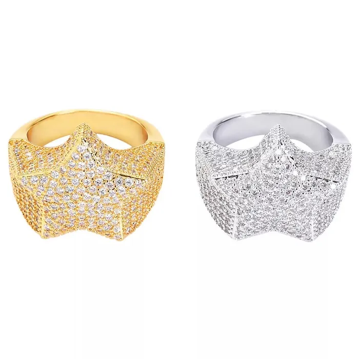 apollo31gold Rings AA STAR RING