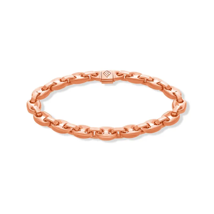 IF Co Bracelets Gold Ocean Link Bracelet 7mm IF Co Bracelets Gold Ocean Link Bracelet 7mm
