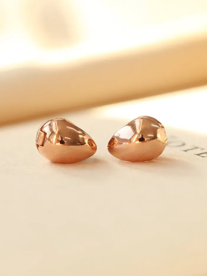 MinimalBijoux Earrings 14K Gold Water drop hoop Earring