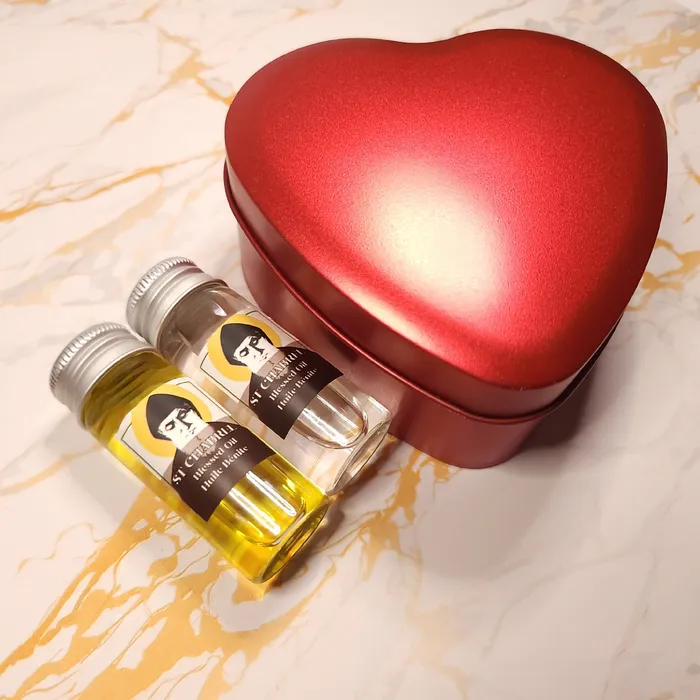 Necklaces Our Lady of Gifts Saint Charbel Valentines Day Heart Box