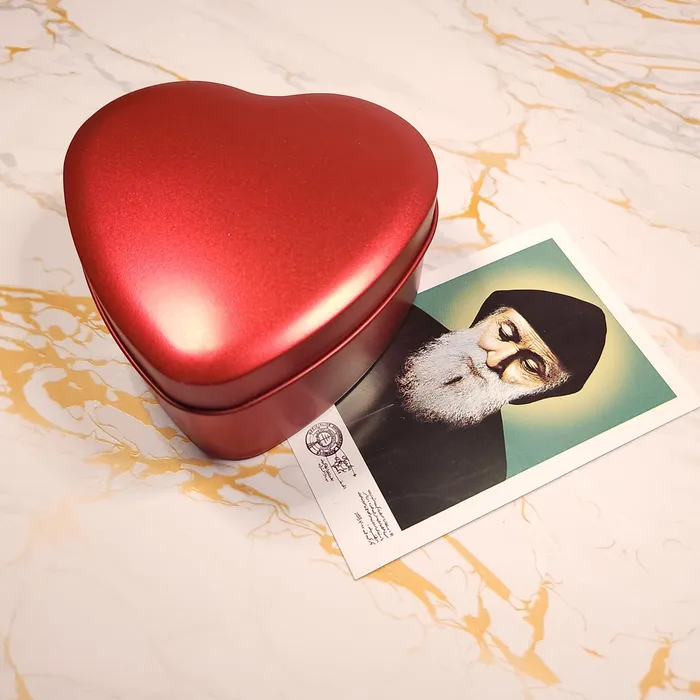 Necklaces Our Lady of Gifts Saint Charbel Valentines Day Heart Box