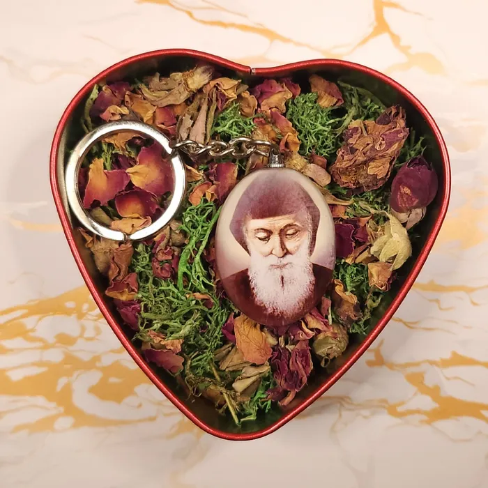 Necklaces Our Lady of Gifts Saint Charbel Valentines Day Heart Box