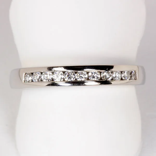 Rings vendorunknown Estate Platinum Ring With 33 Ct Fine Diamonds