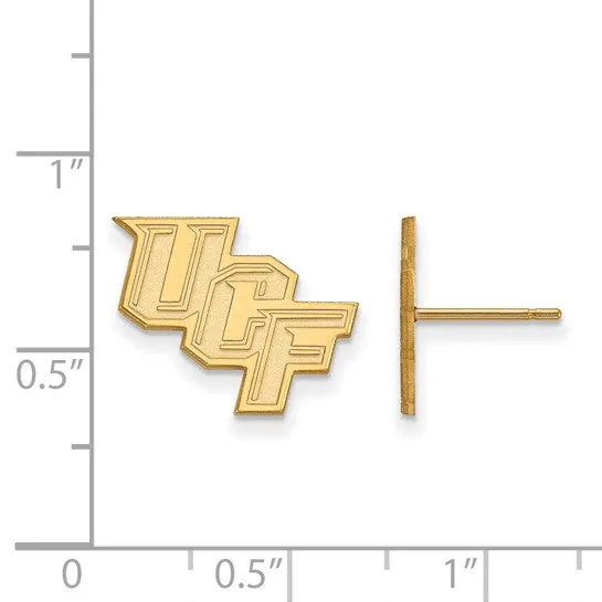 10k Gold LogoArt University of Central Florida UCF Small Post Earrings International Diamond Center Earrings