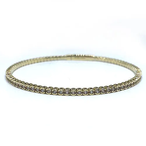 14K Yellow Gold Diamond Bracelet International Diamond Center Bracelets 14K Yellow Gold Diamond Bracelet International Diamond Center Bracelets