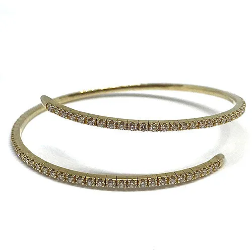 Bracelets International Diamond Center 14K Yellow Gold Wrap Bracelet