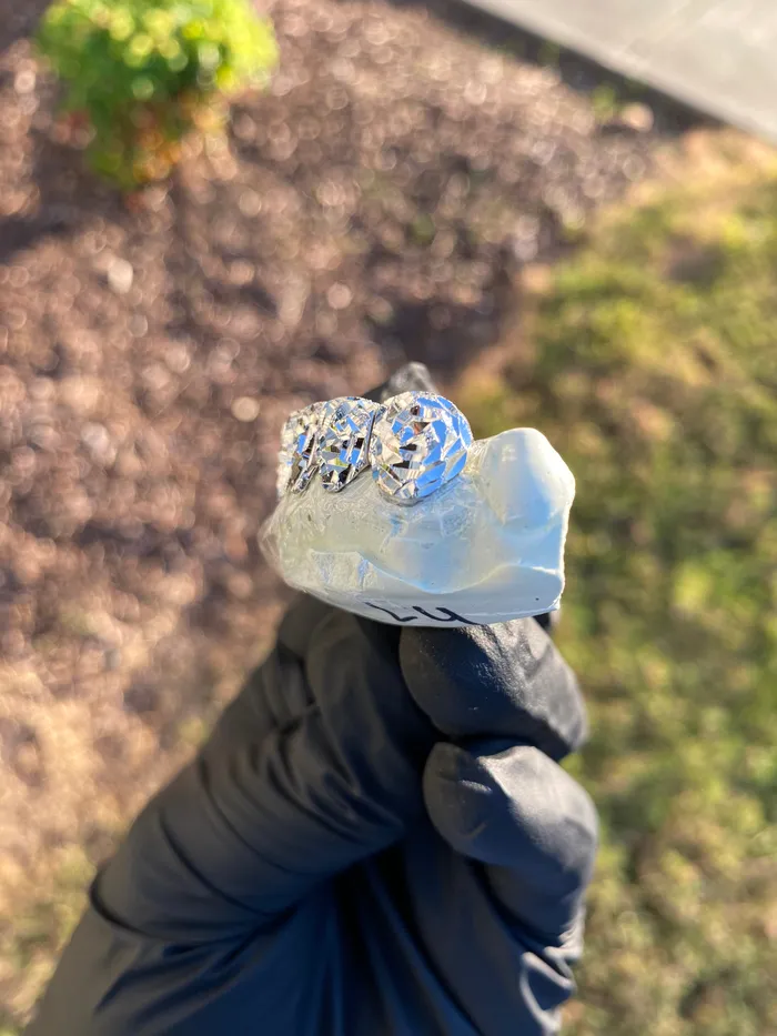 DripGawd Jewelry 925 Silver Grillz Rose Cut Rings
