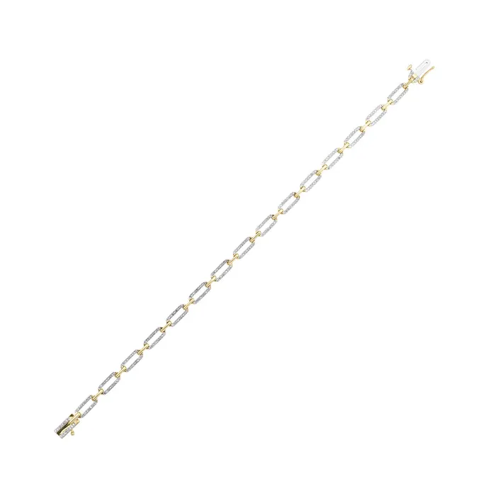 Gems One Bracelets 10k Gold Diamond Bracelet 05CTW