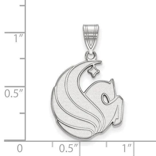 International Diamond Center Necklaces Sterling Silver Rhodiumplated LogoArt University of Central Florida Pegasus Large Pendant International Diamond Center Necklaces Sterling Silver Rhodiumplated LogoArt University of Central Florida Pegasus Large Pendant