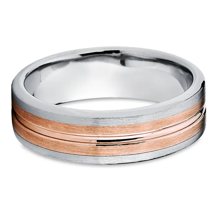 Rings Clean Casting Jewelry Rose Gold Wedding Ring Titanium Wedding Band 14k Rose Gold Ring Engagement Ring