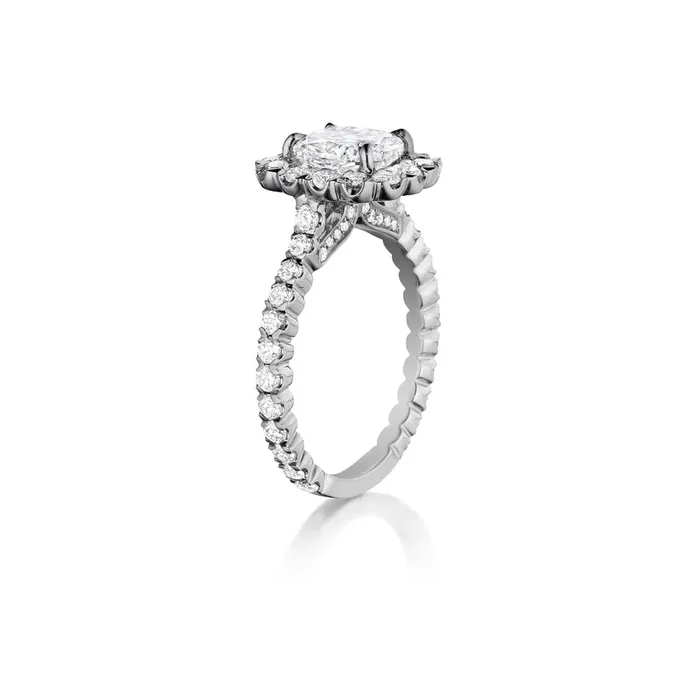 Rings International Diamond Center Henri Daussi Cushion Collection Diamond Ring Setting 110 CTW Rings International Diamond Center Henri Daussi Cushion Collection Diamond Ring Setting 110 CTW