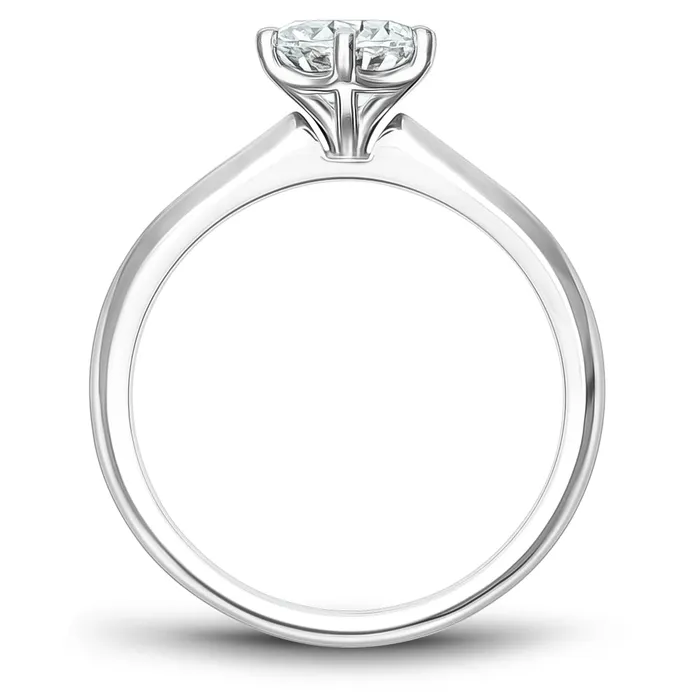 Rings Noam Carver White Gold 6Prong Solitaire Engagement Ring Setting International Diamond Center