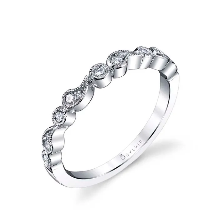 Rings Sylvie Maeva 14K Gold Wedding Band Shop IDC estore