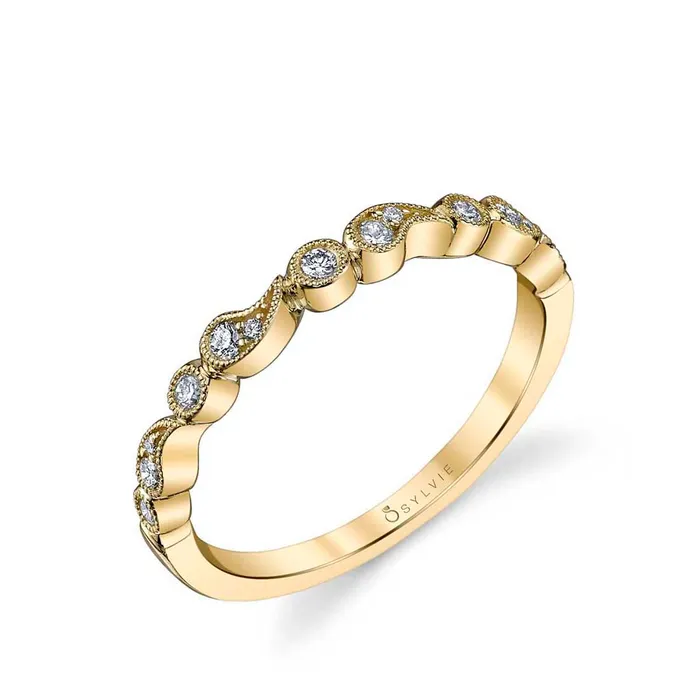 Rings Sylvie Maeva 14K Gold Wedding Band Shop IDC estore