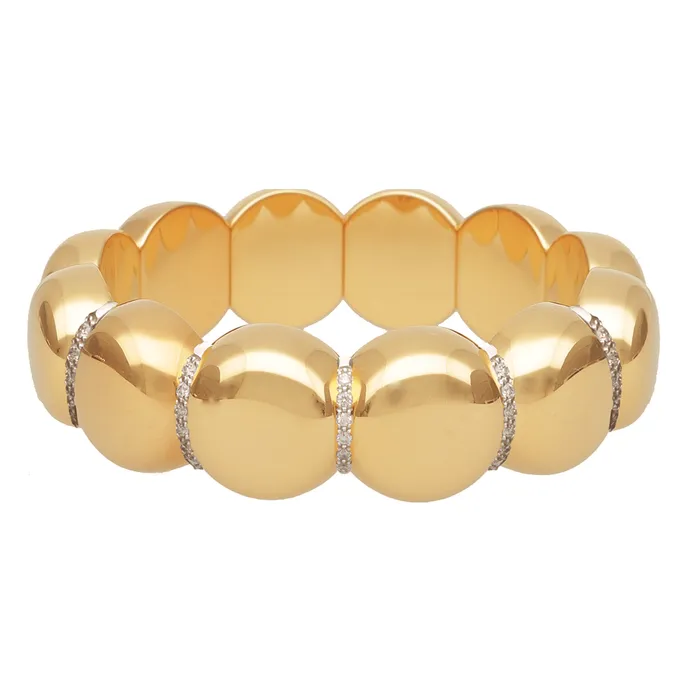 Roberto Demeglio Bracelets Aura Bracelet with Diamond Bars