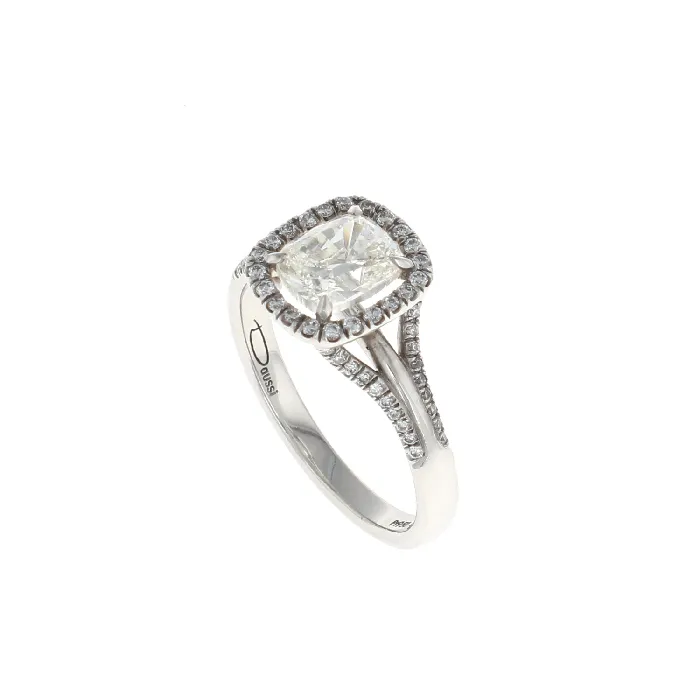 Shop IDC estore Rings Cushion Halo Complete Engagement Ring 145CTW