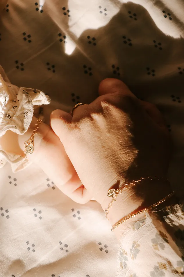 The Little Catholic Miraculous Medal Floral Bracelet Bracelets