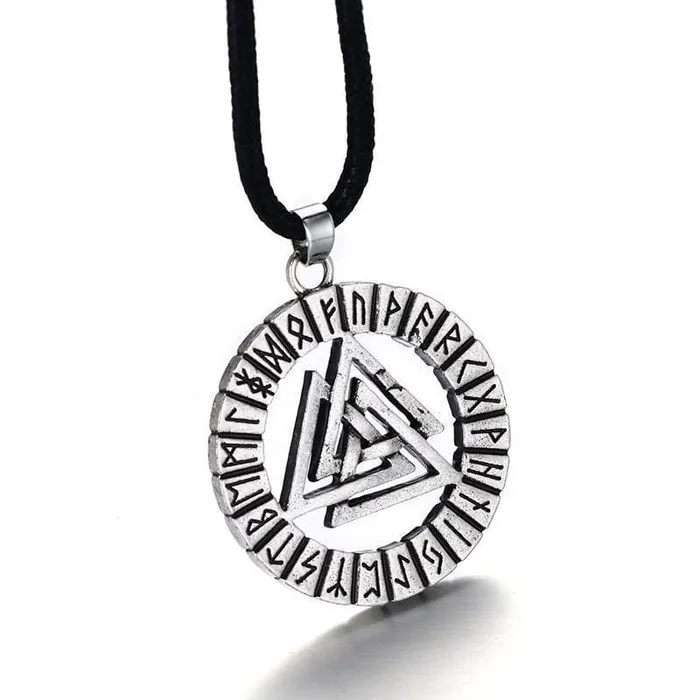 Valhalla Vikings Necklaces Viking Necklace Valknut Runes