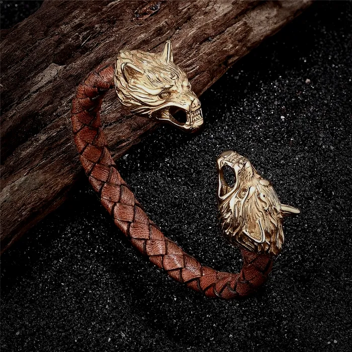 Viking Bracelet Fenris wolf AE Bracelets