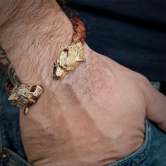 Viking Bracelet Fenris wolf AE Bracelets