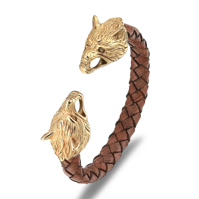 Viking Bracelet Fenris wolf AE Bracelets
